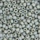Miyuki rocailles Perlen 8/0 - Opaque glazed frosted rainbow cadet grey 8-4705